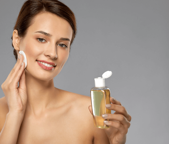 Basic skincare routine for acne image