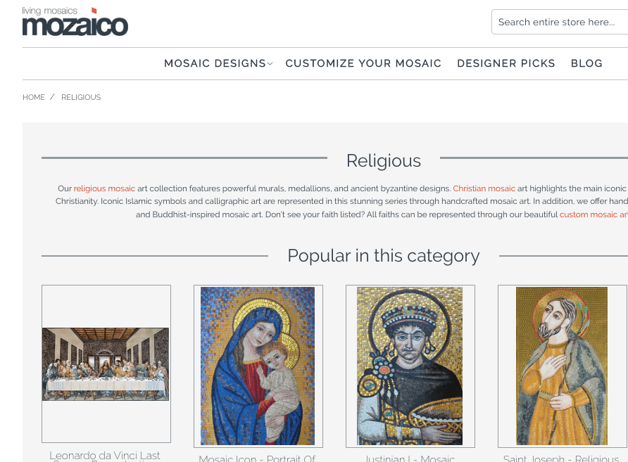 Christian affiliate programs Mozaico image