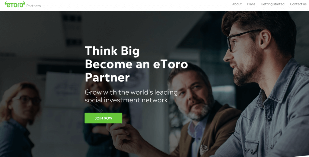 Etoro Financial Affiliate Program Image
